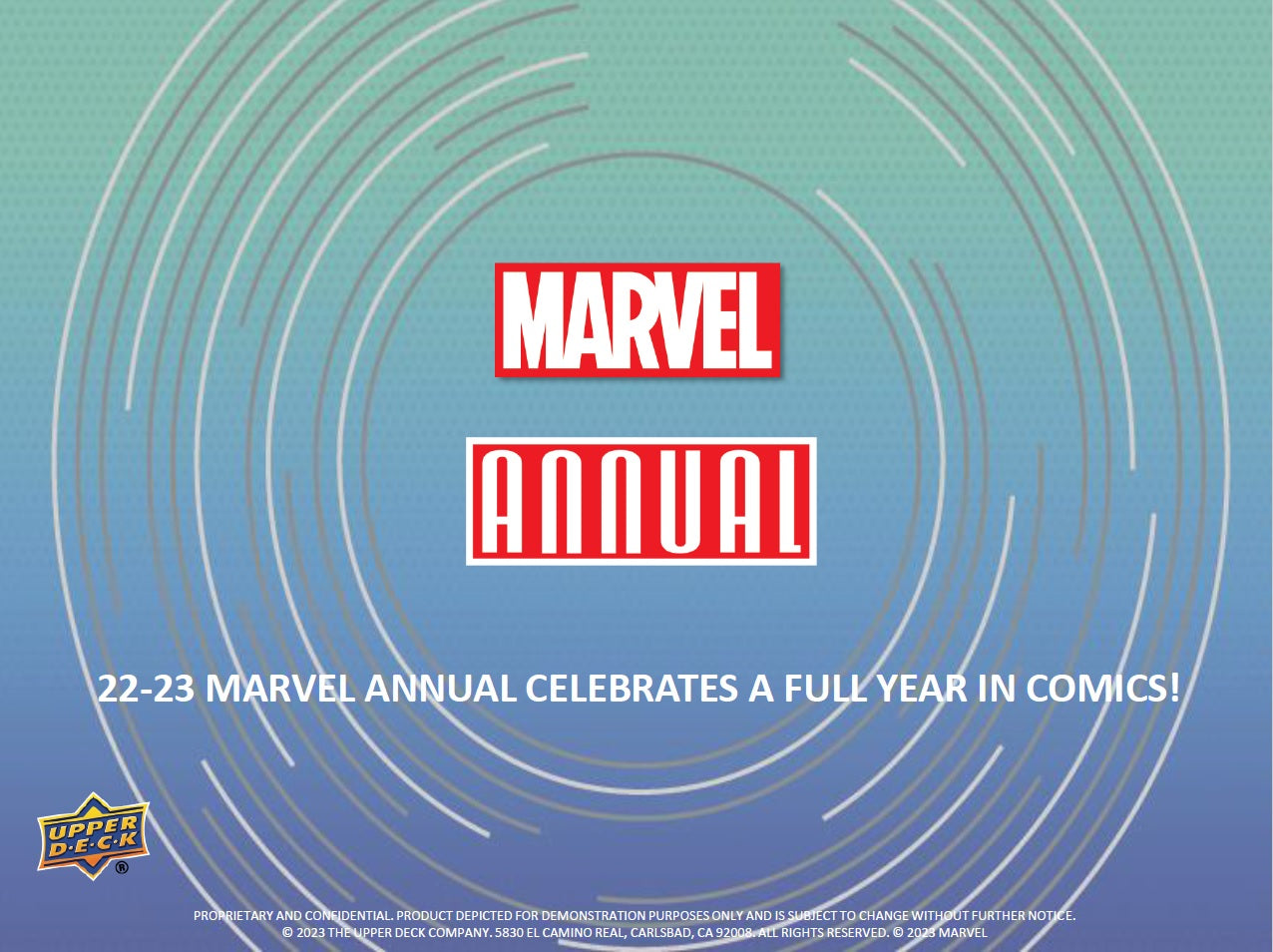 2023 Upper Deck Marvel Annual Hobby Box (Pre-Order)