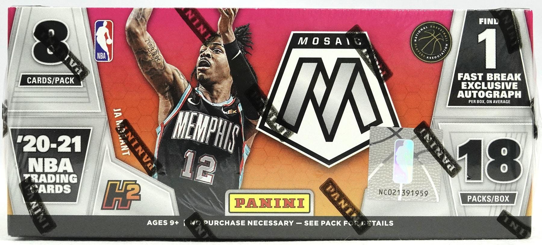 2020-21 Panini Mosaic H2 Basketball Fast Break Box