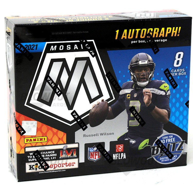 2021 Panini Mosaic Choice Football Hobby Box | Miraj Trading