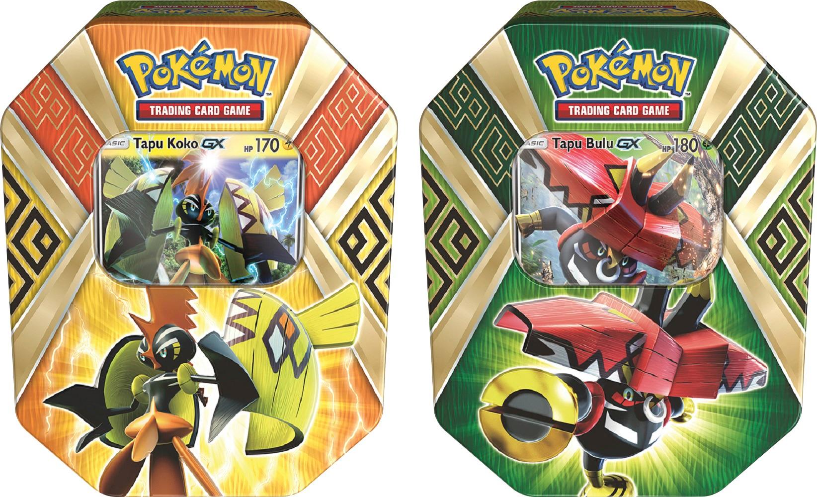 2017 Pokemon TCG Island Guardians Tin Tapu Koko GX - US