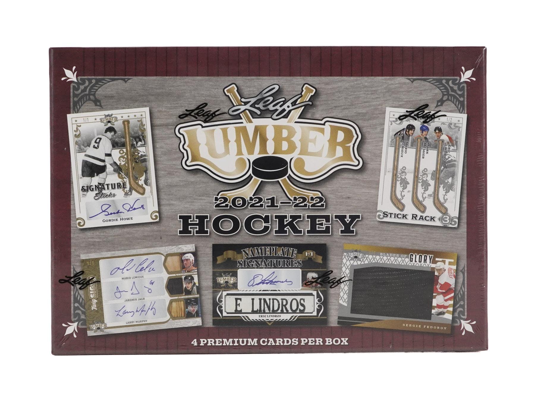 2021/22 Leaf Lumber deals Countrymen LaFleur/Shanahan/Hawerchuk/Robitaille 1/2