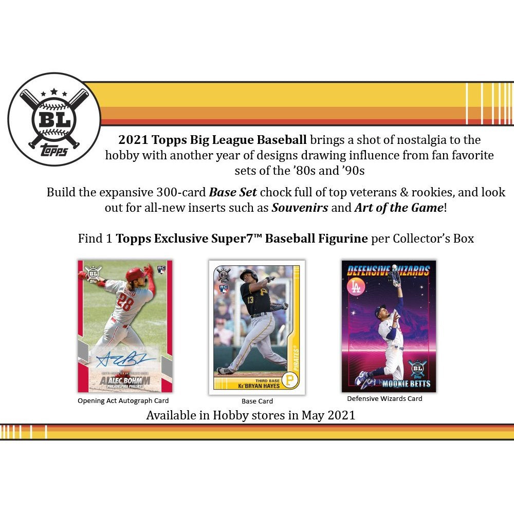 2021 Topps Big League Baseball Checklist, Details, Boxes, Review