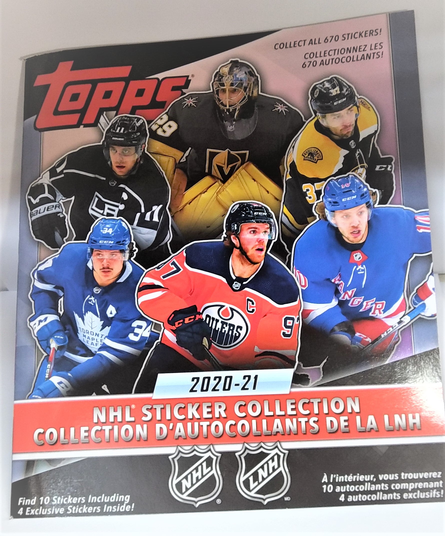 NHL Hockey Sticker Collection Album
