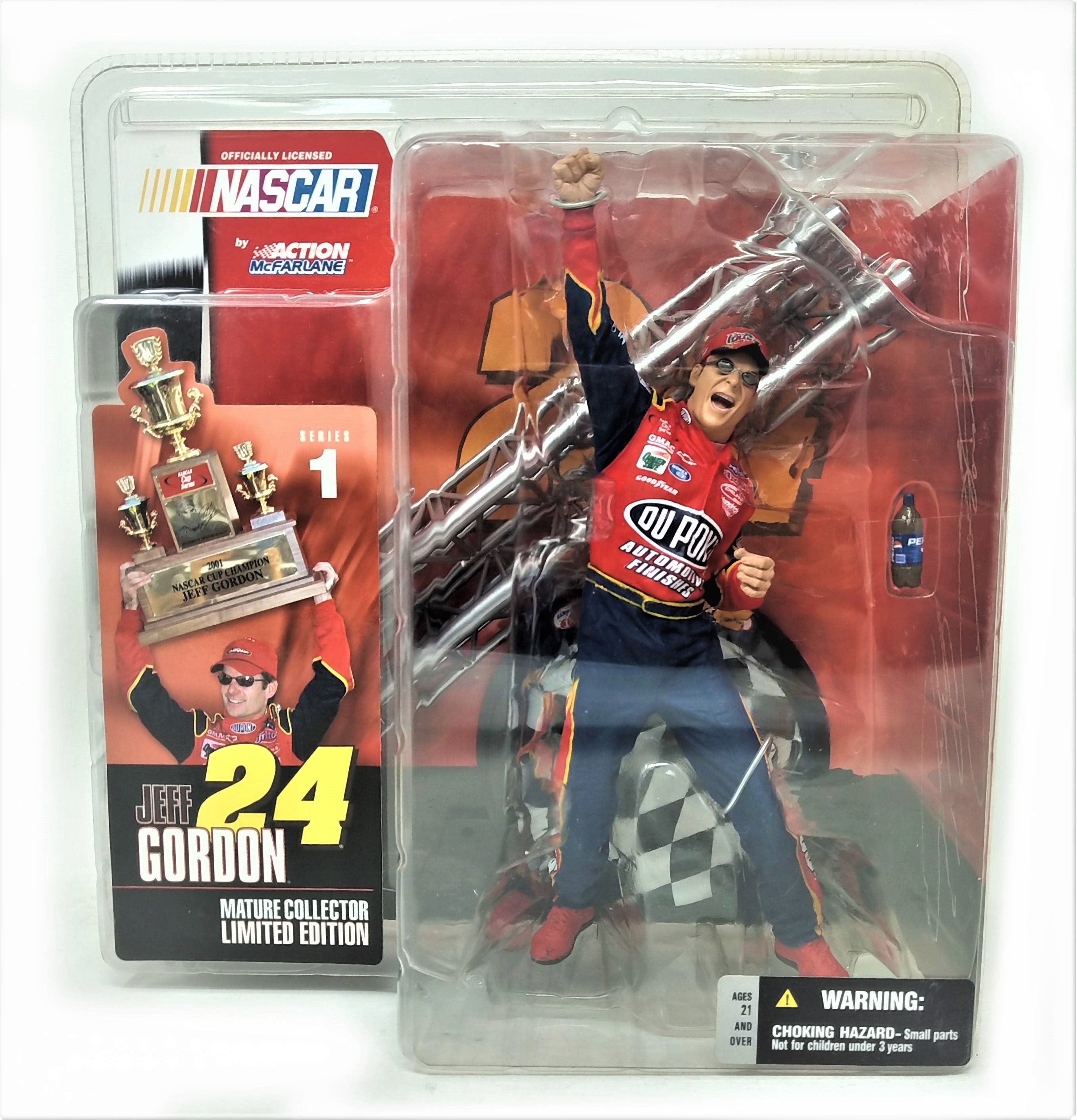 McFarlane Jeff Gordon NASCAR Series 1 24 7 Action Figure Racing