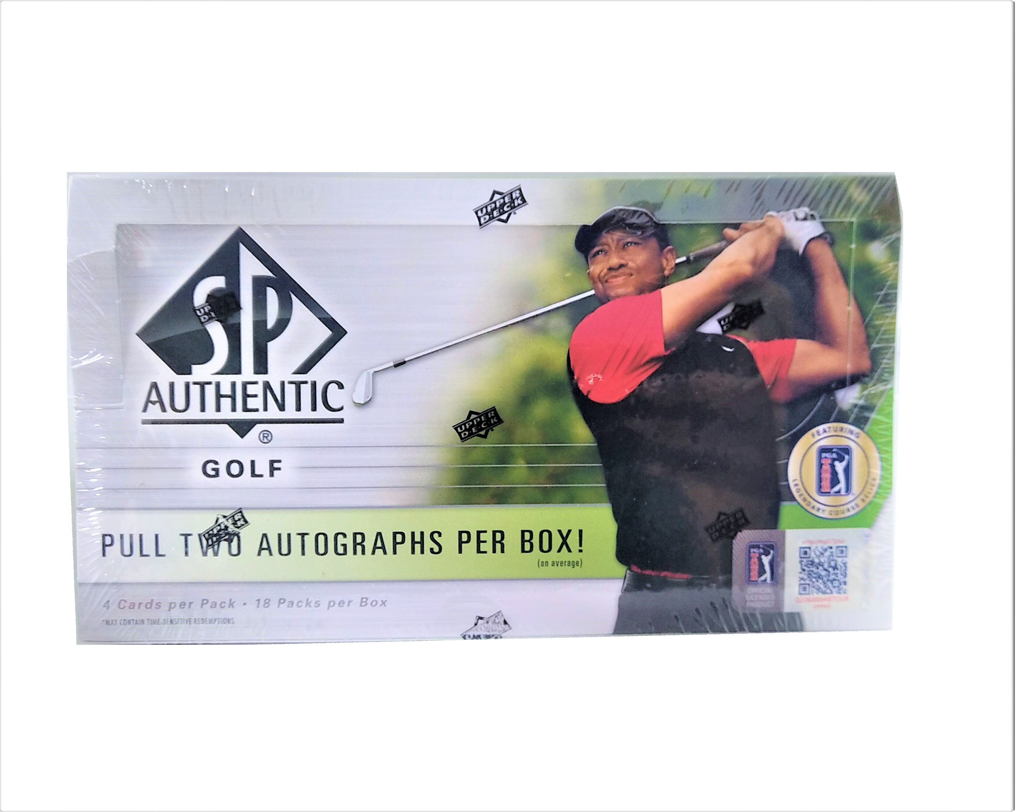 2021 Upper Deck SP Authentic Golf Hobby Box Miraj Trading