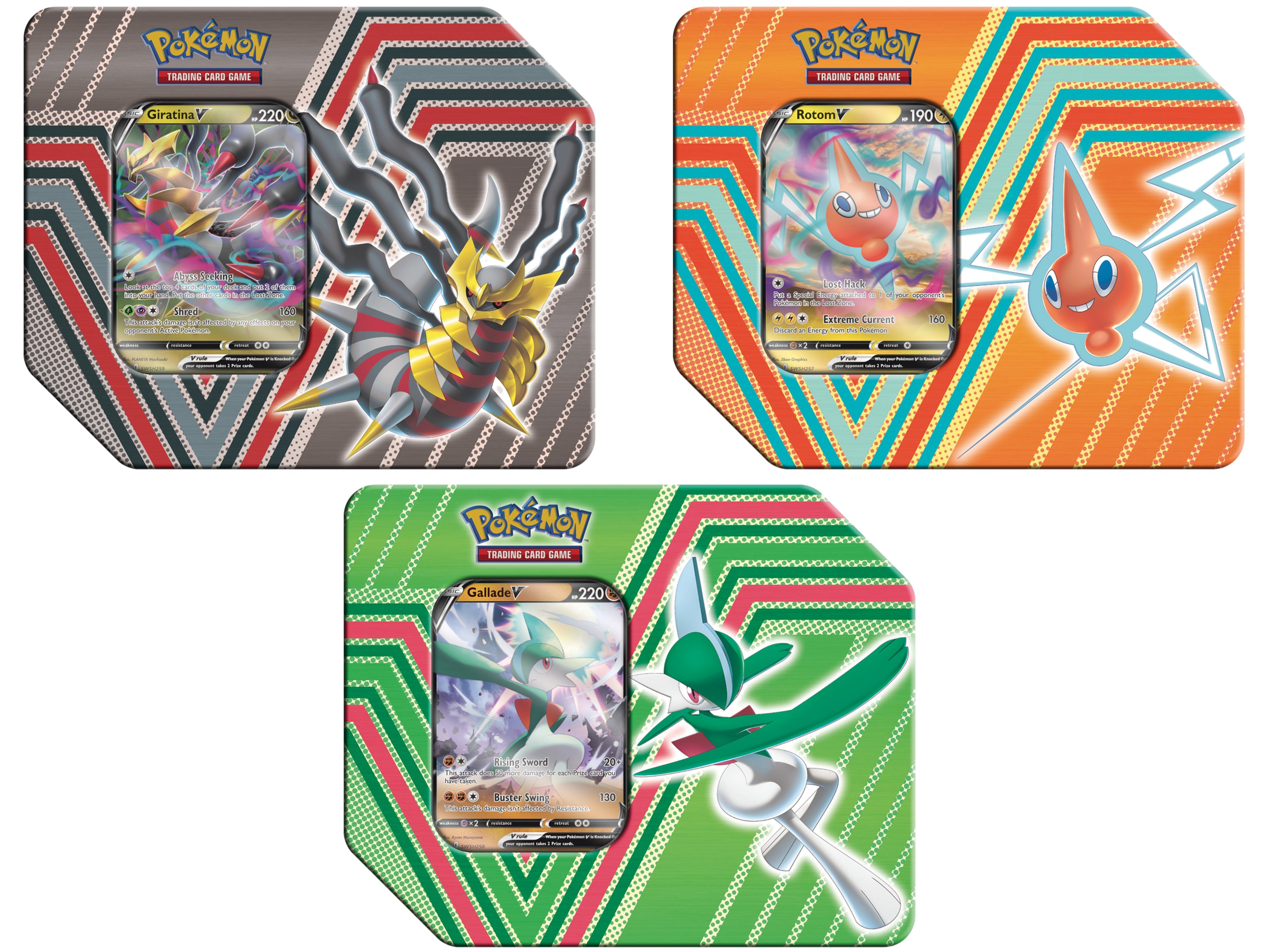 Pokemon Trading Card Game Hidden Potential Giratina V Tin Set [5 Booster  Packs, Foil Promo Card & More]