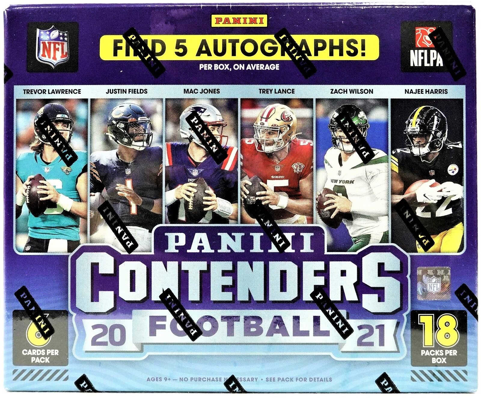 2021 Panini Contenders Football Fat Pack Box