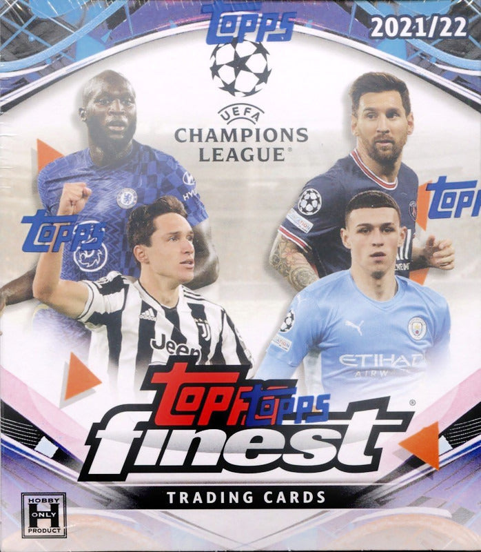 2022 Topps Finest UEFA Champions League Soccer Sealed Hobby Box