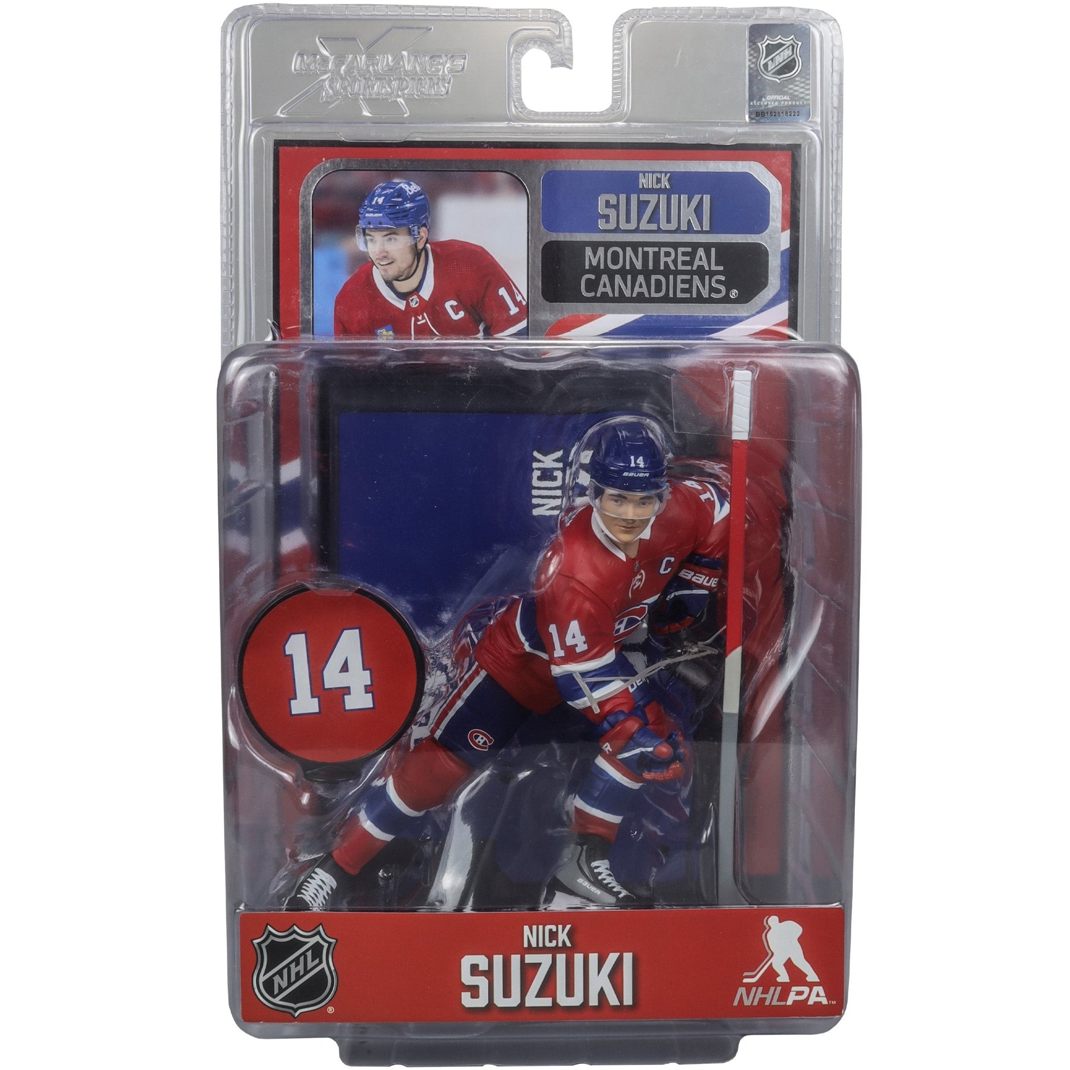 Figurine de joueur McFarlane NHL Nick Suzuki des Canadiens de Montréal (précommande)