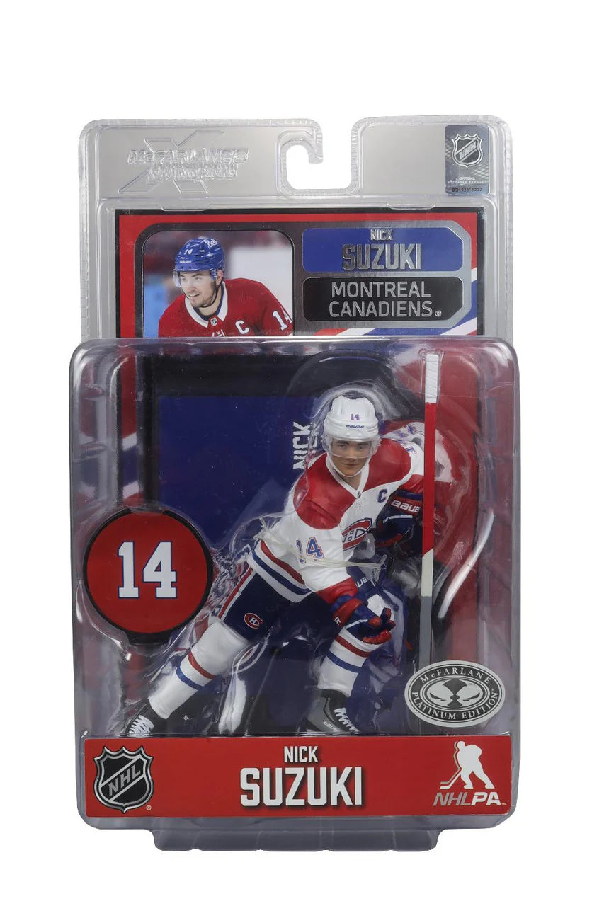 Figurine de joueur McFarlane NHL Nick Suzuki des Canadiens de Montréal (précommande)