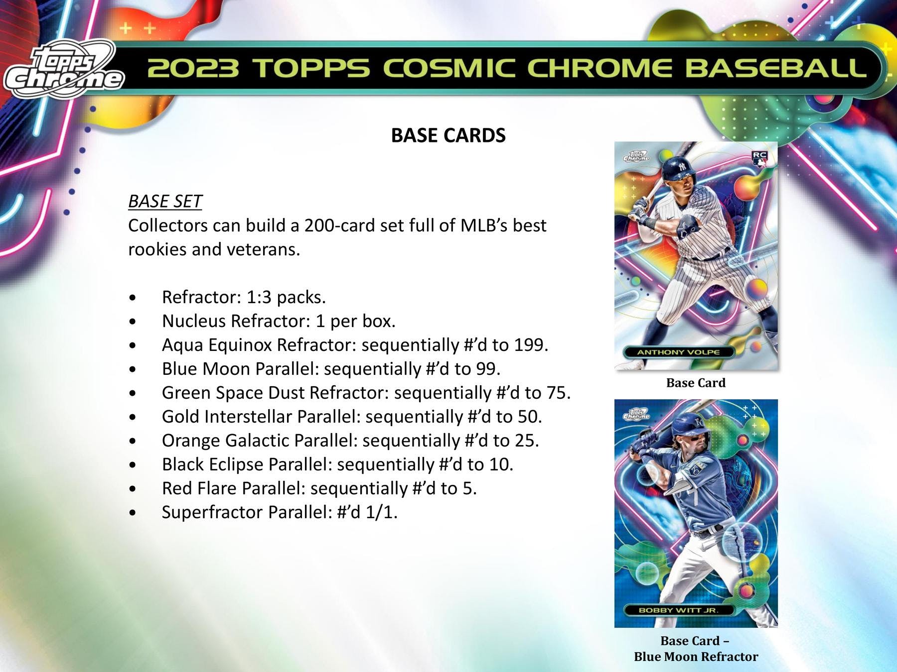 2023 Topps Cosmic Chrome Baseball Hobby Box