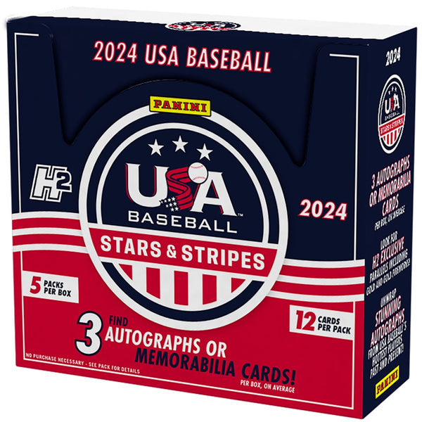 2024 Panini USA Stars and Stripes H2 Baseball Hobby Box
