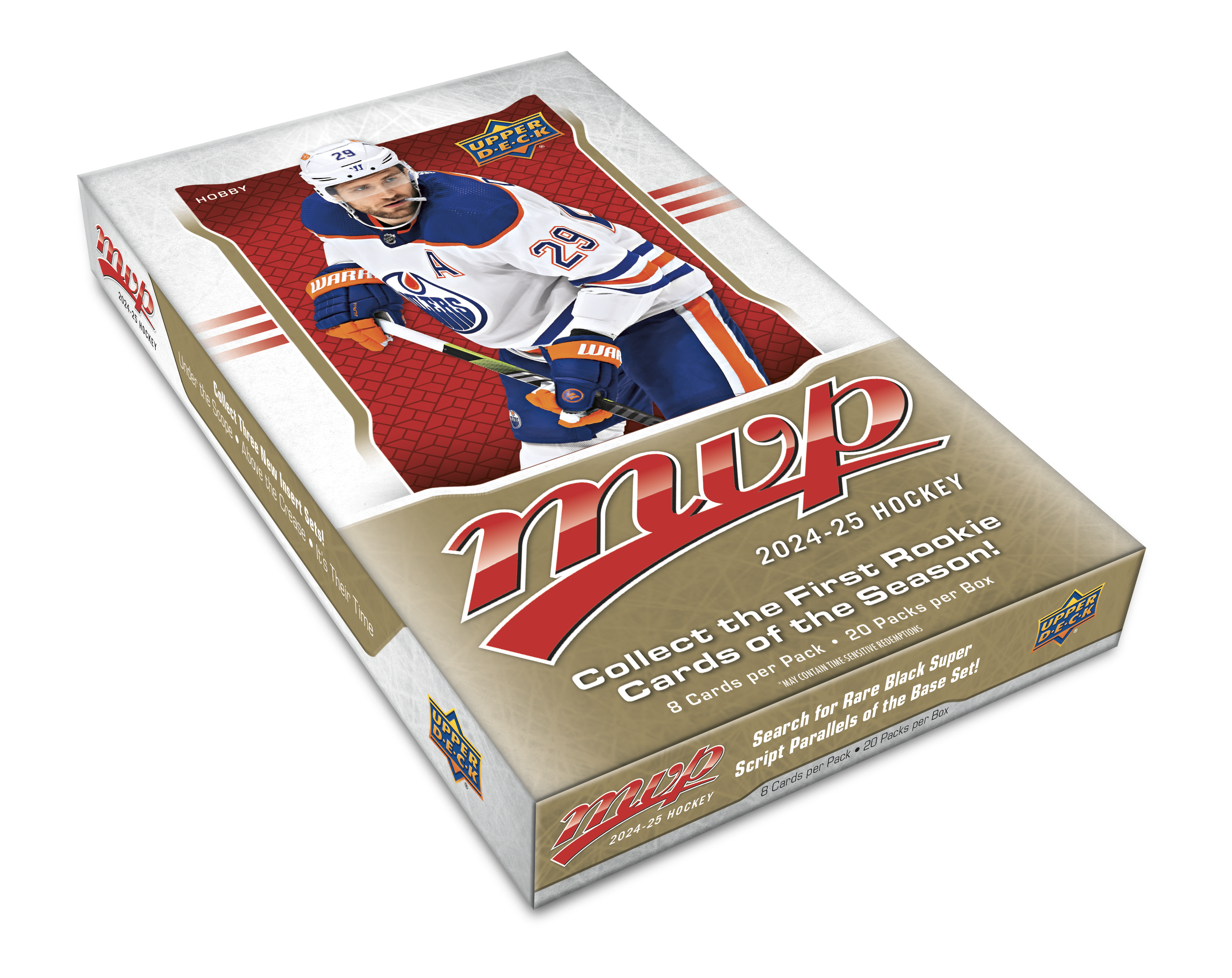 Boîte de loisirs de hockey MVP Upper Deck 2024-25 (précommande)