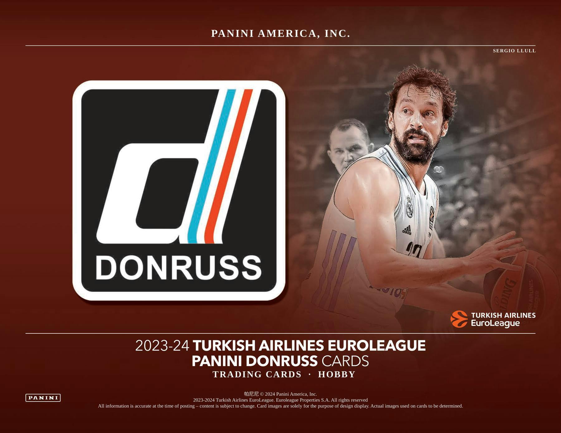 2023-24 Panini Donruss Turkish Airlines EuroLeague Basketball Hobby Box - Miraj Trading