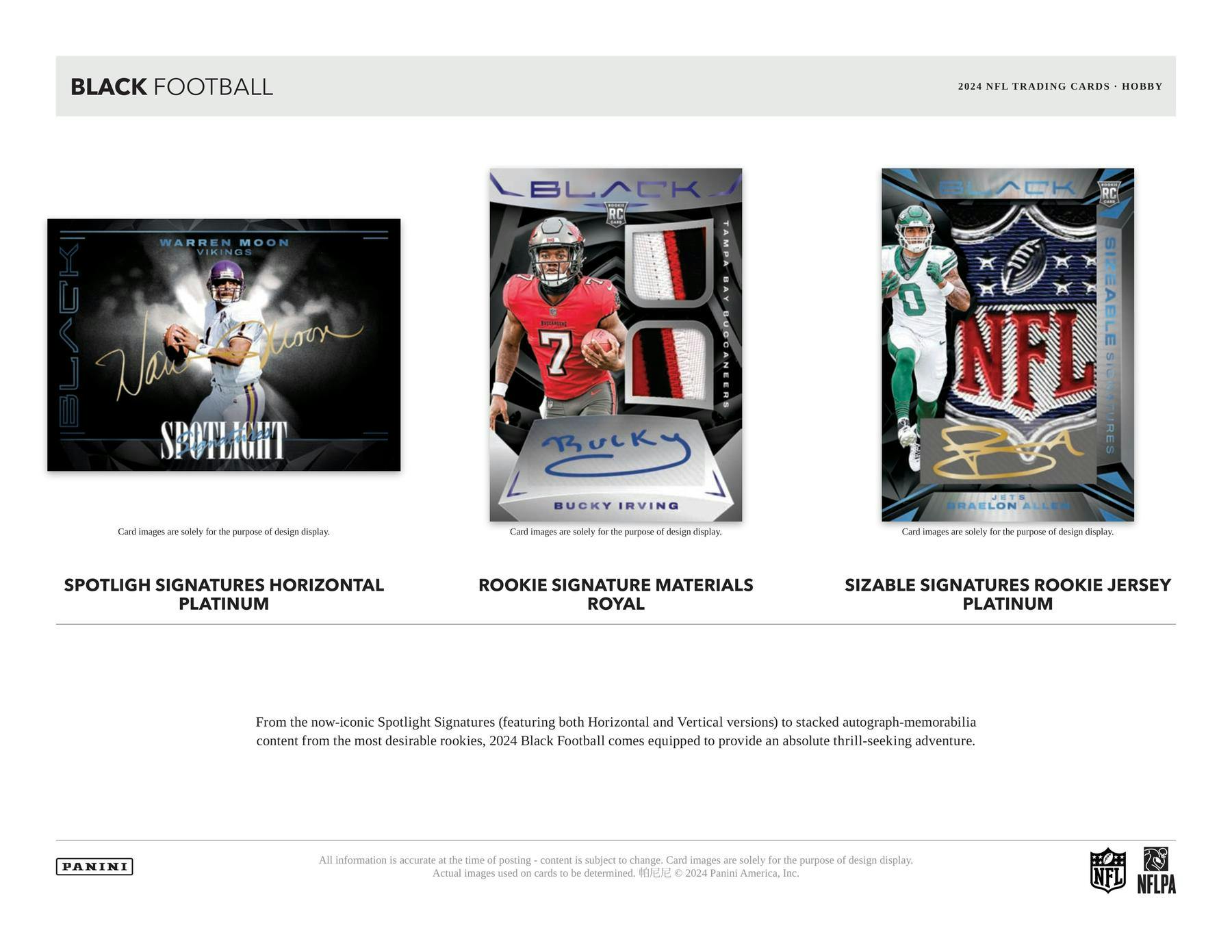 2024 Panini Black Football Hobby Box