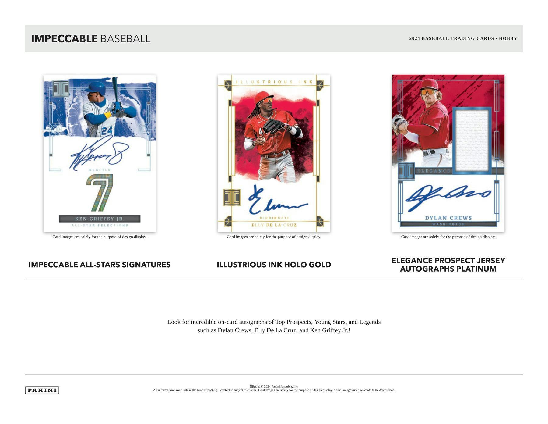 2024 Panini Impeccable Baseball Hobby Box