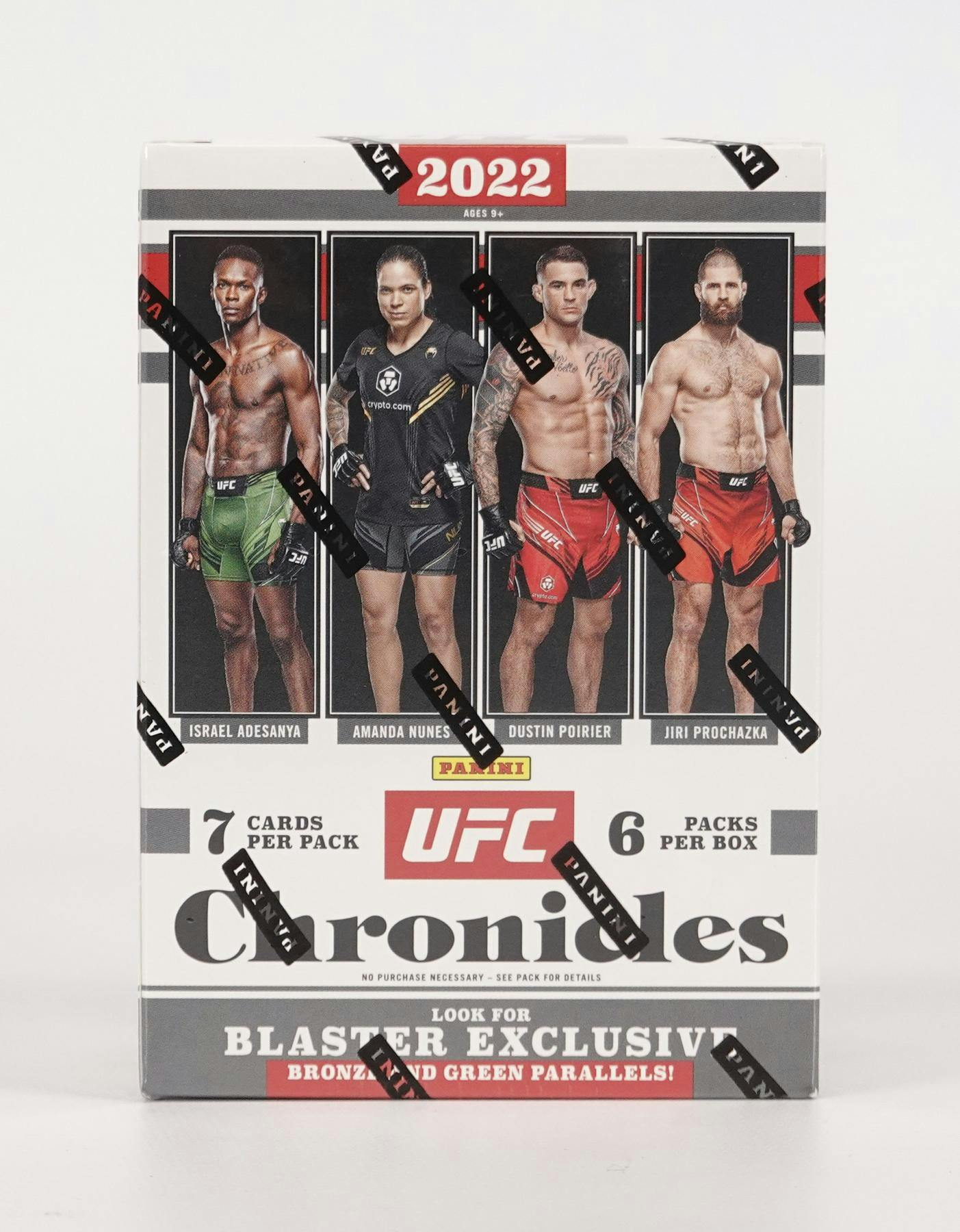 Coffret Blaster Panini Chronicles UFC 2022, 6 packs