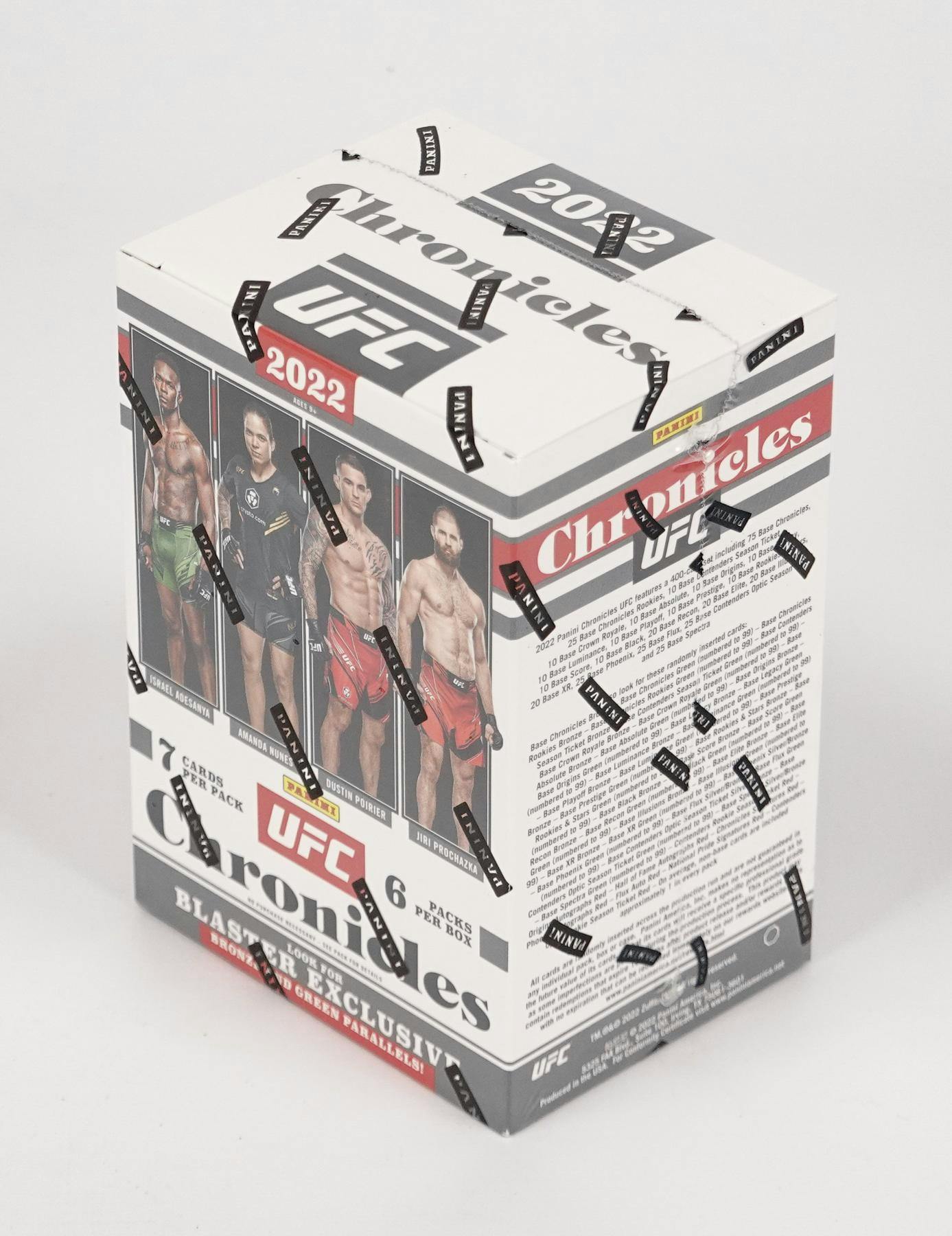 Coffret Blaster Panini Chronicles UFC 2022, 6 packs