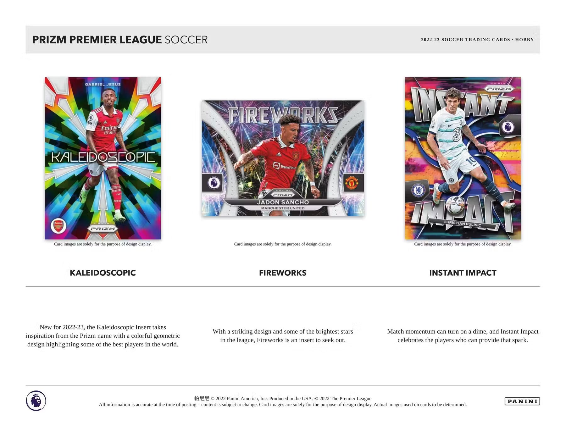 2022-23 Panini Prizm English Premier League Soccer Hobby Box