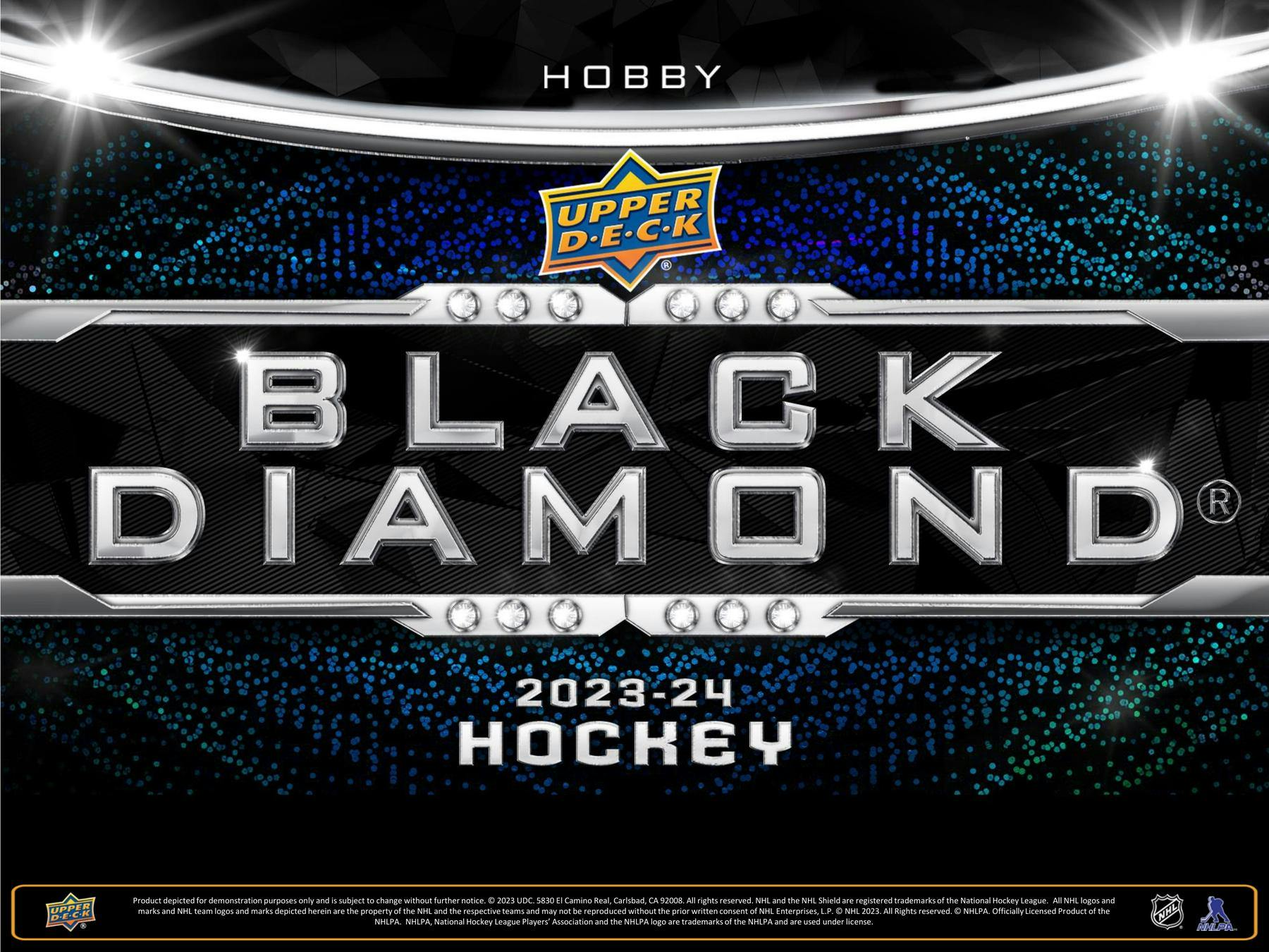 2023-24 Upper Deck Black Diamond Hockey CDD Exclusive Edition Hobby Box - Miraj Trading