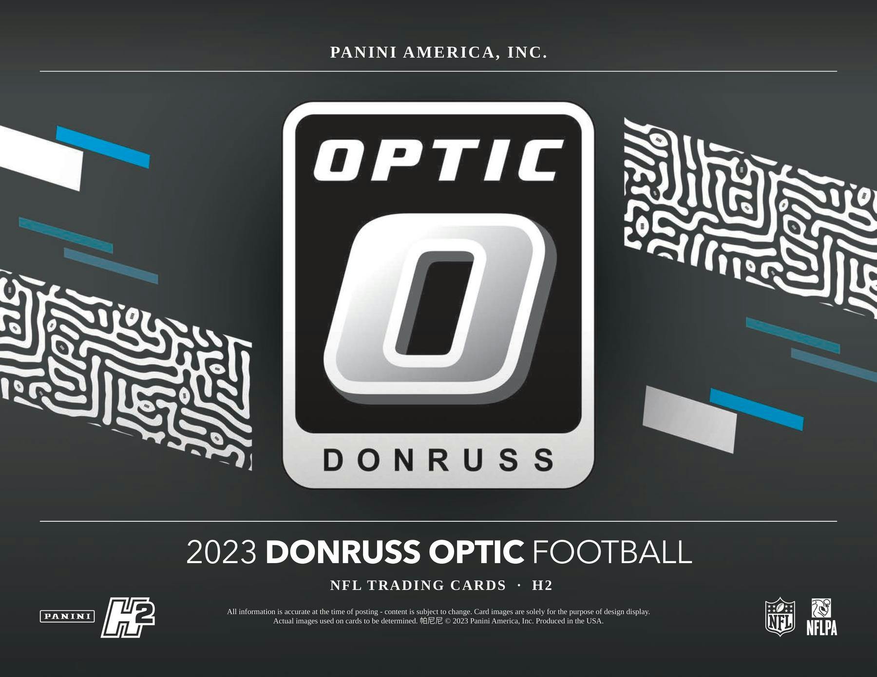 2023 Panini Donruss Optic H2 Football Hobby Sealed Box