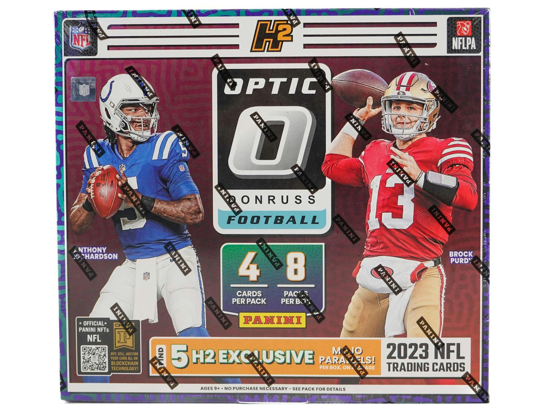 2023 Panini Donruss Optic H2 Football Hobby Sealed Box