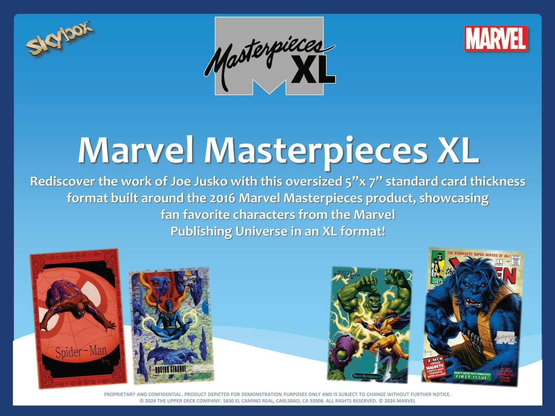 Coffret de loisirs XL 2024 Upper Deck Marvel Masterpieces