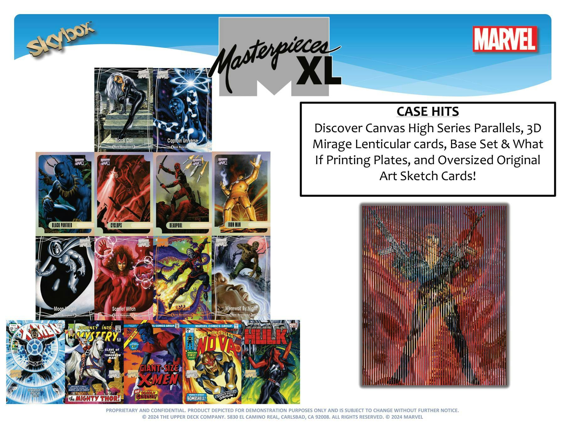 Coffret de loisirs XL 2024 Upper Deck Marvel Masterpieces