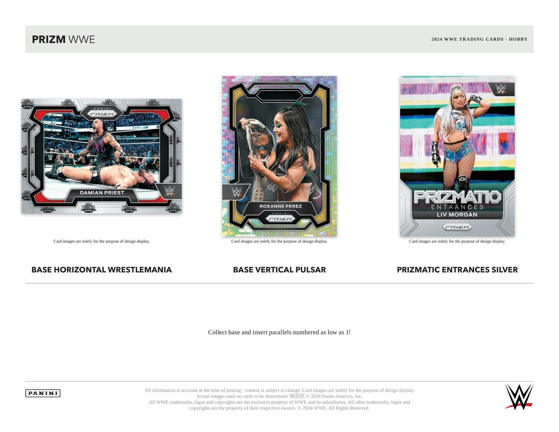 Coffret de catch Panini Prizm WWE 2024