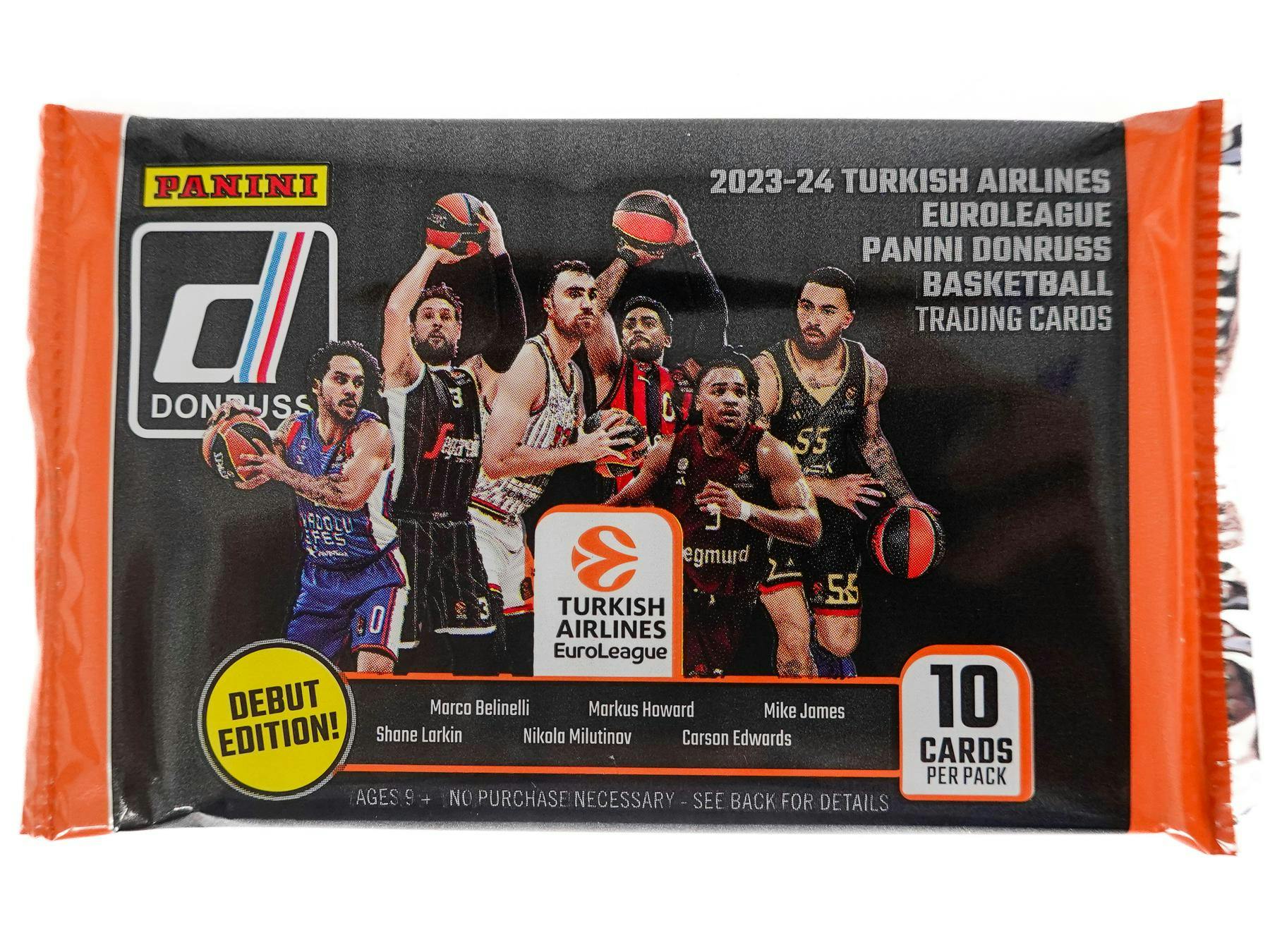 2023-24 Panini Donruss Turkish Airlines EuroLeague Basketball Hobby Box - Miraj Trading