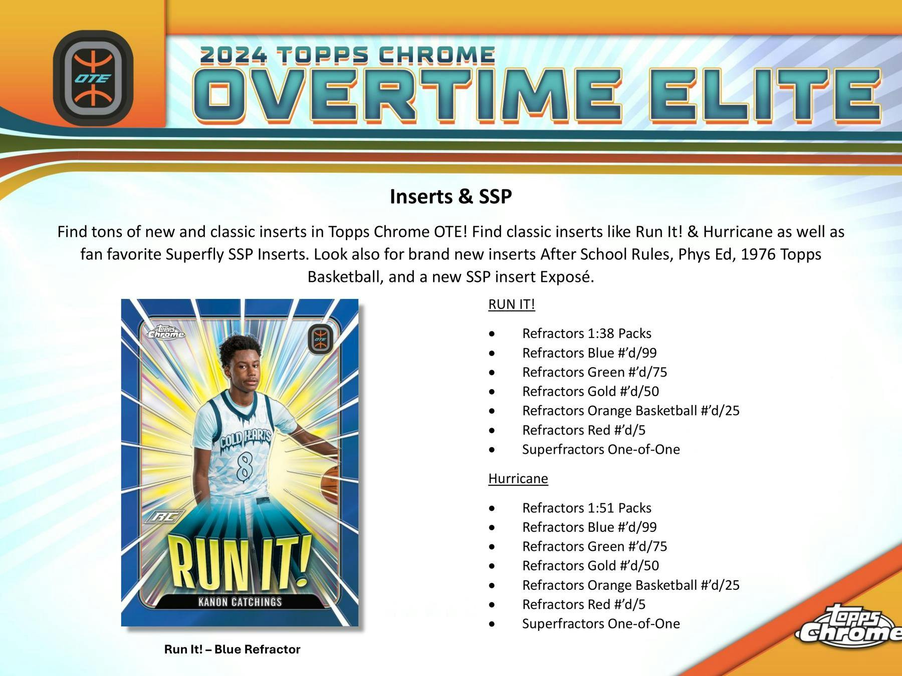 2023-24 Topps Chrome Overtime Elite Basketball Hobby Box - Miraj Trading