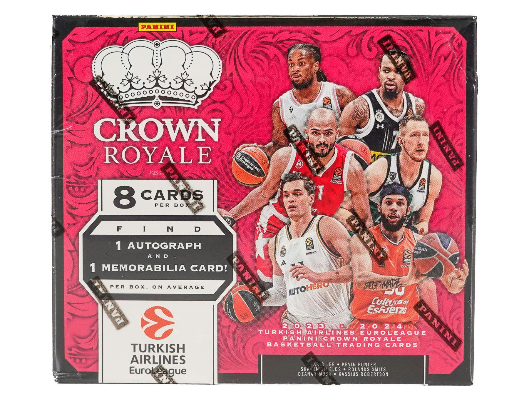 2023-24 Panini Crown Royale Euroleague Basketball Hobby Box