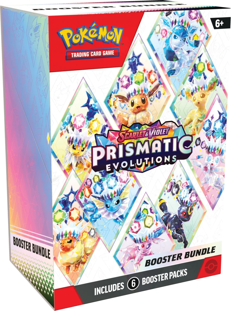 Pack de boosters Pokémon Prismatic Evolutions (précommande)