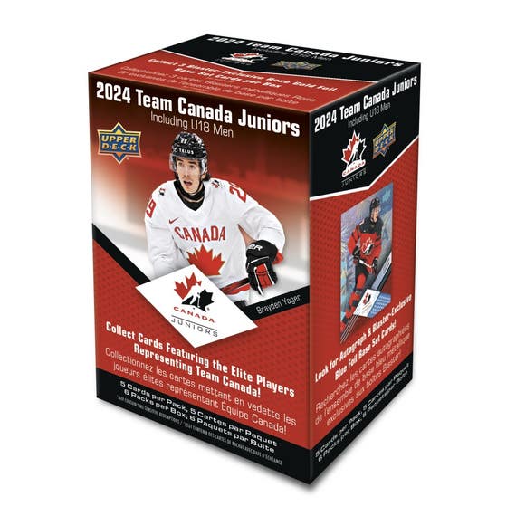 2024 Upper Deck Team Canada Juniors Hockey Blaster Box