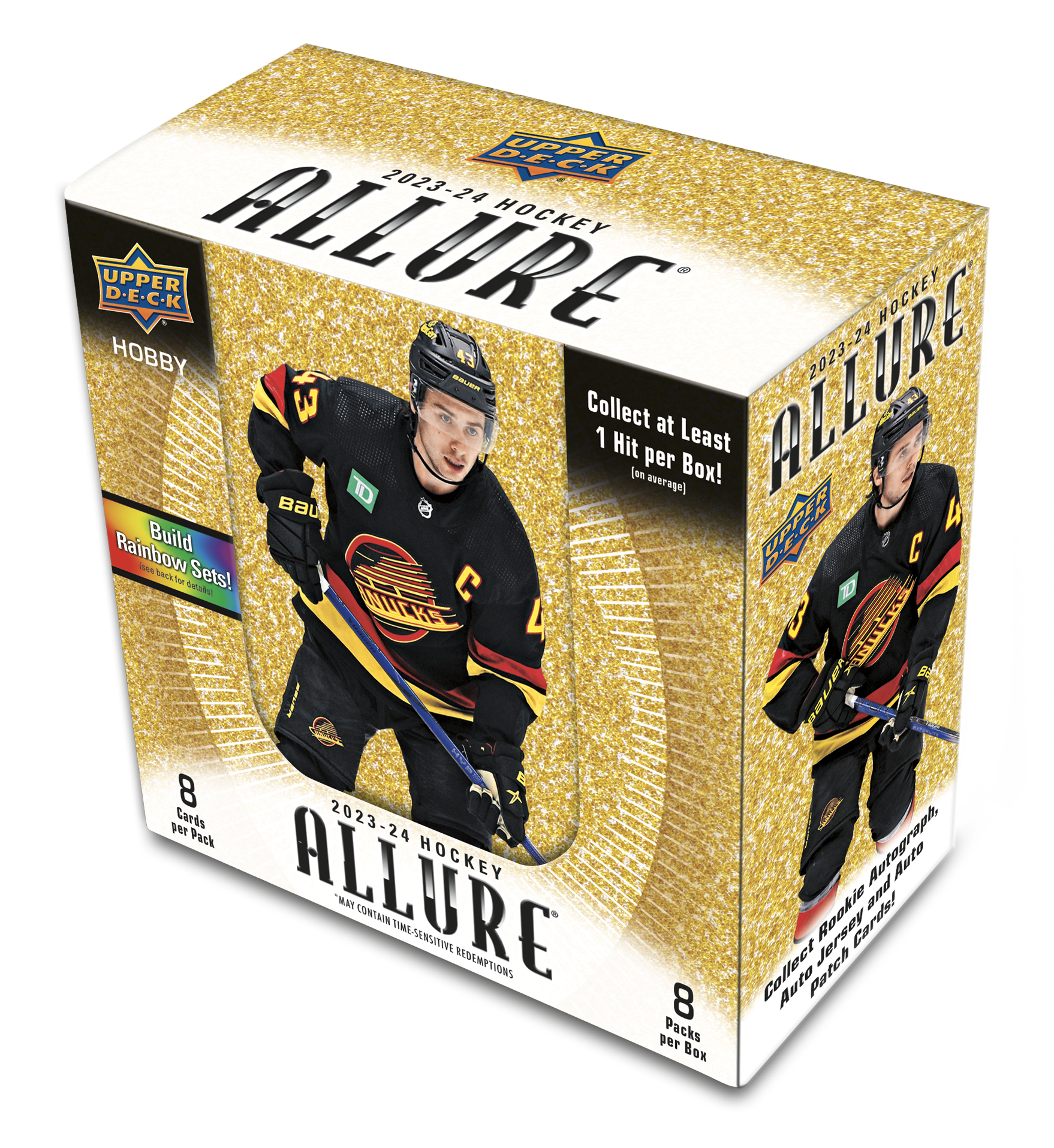 Boîte de loisirs de hockey Upper Deck Allure 2023-24 (précommande)