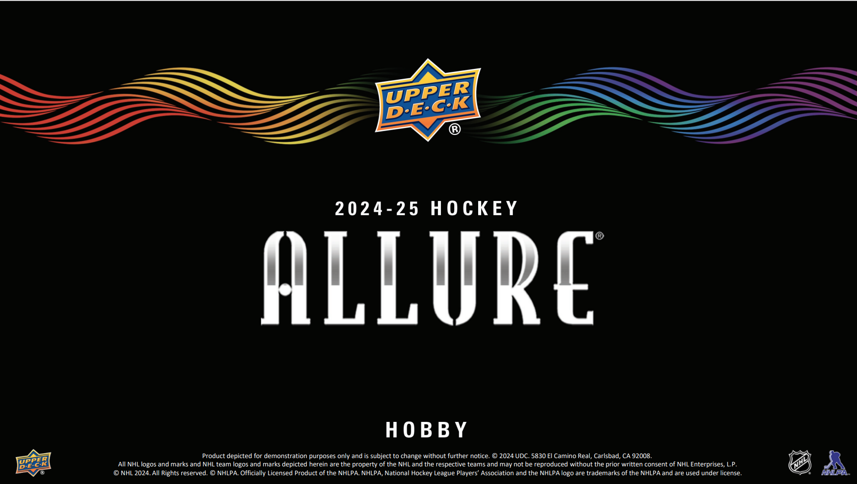 2024-25 Upper Deck Allure Hockey Hobby Master Case (Case of 18 Boxes)  (Pre-Order) - Miraj Trading