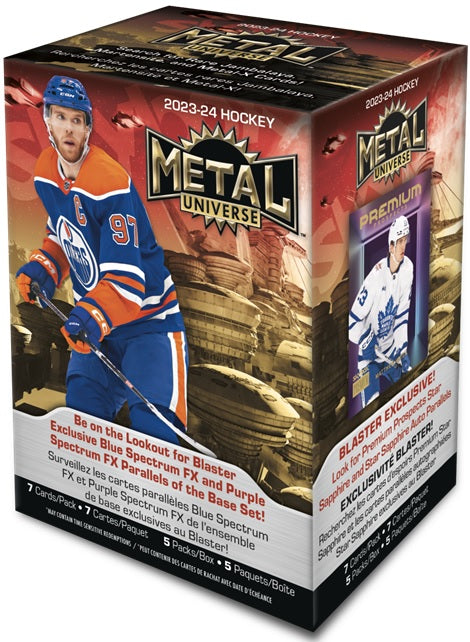 2023-24 Upper Deck Skybox Metal Universe Hockey Blaster Case (Case of 20 boxes) - Miraj Trading