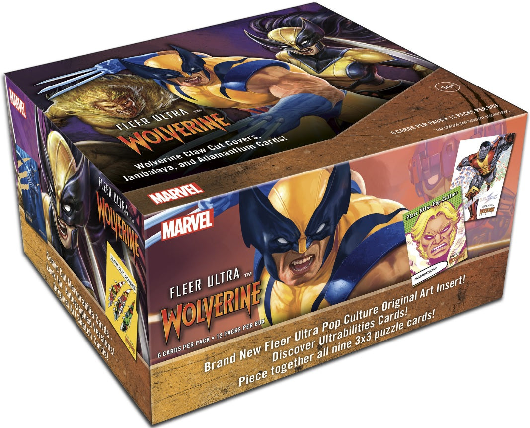 2023 Marvel Fleer Ultra Wolverine Hobby Box