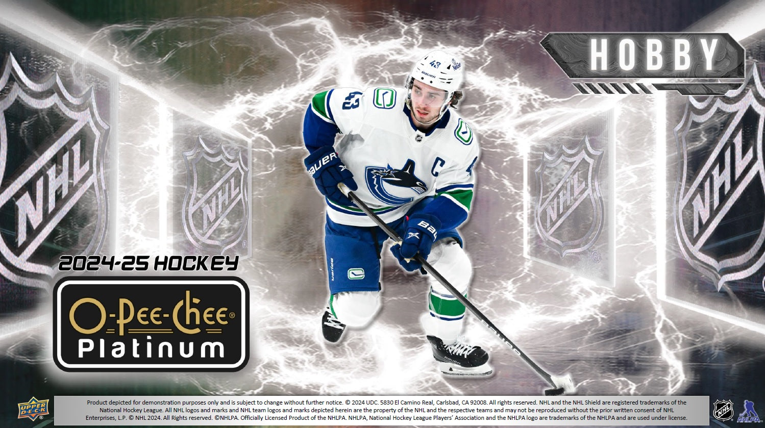 Coffret de hockey sur glace Upper Deck O-Pee-Chee Platinum 2024-25 (précommande)