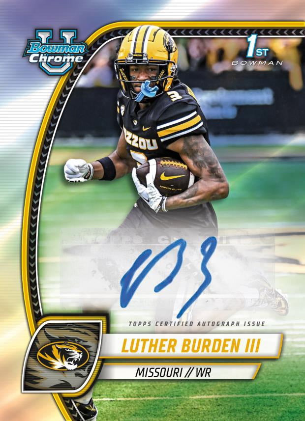 2024 Bowman Chrome University Football Hobby Box (Pre-Order) - Miraj Trading