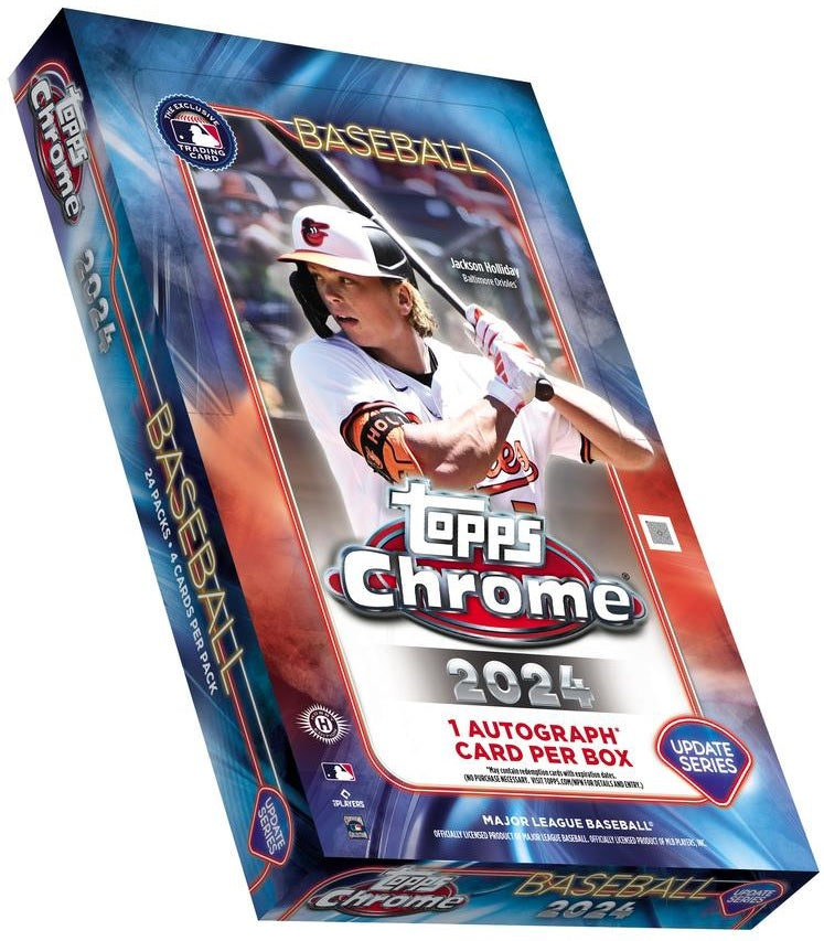 2024 Topps Chrome Update Baseball Hobby Box (Pre-Order)