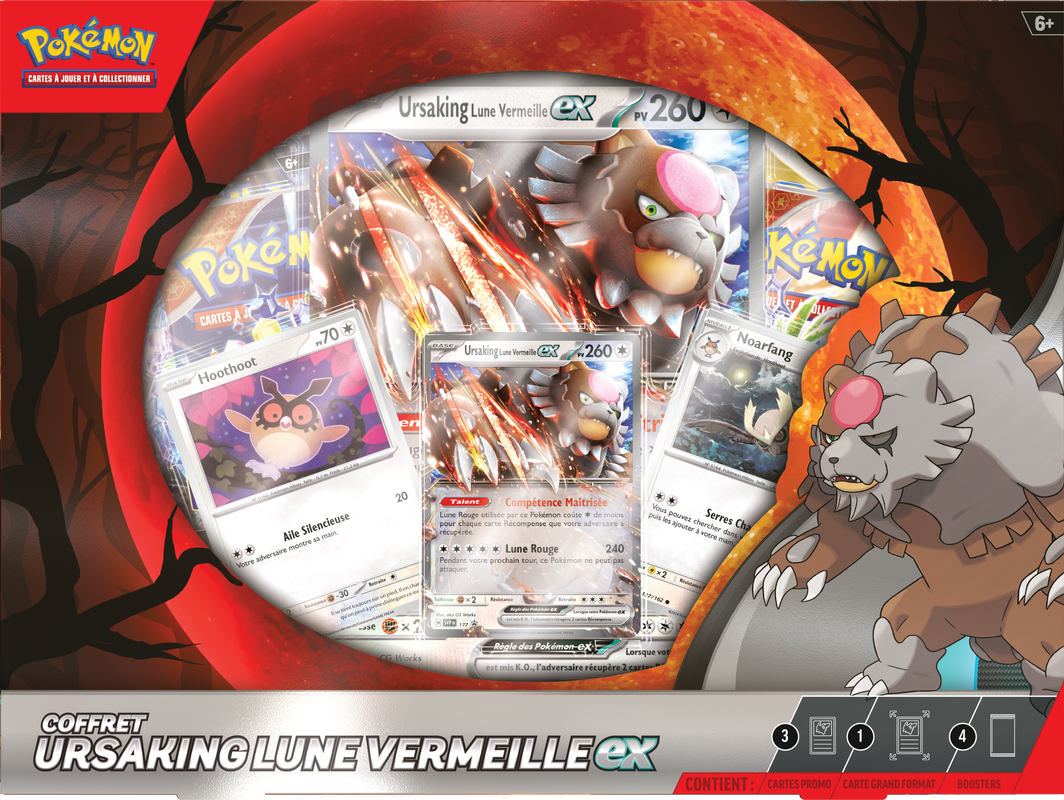 Pokemon Bloodmoon Ursaluna EX Box (French)