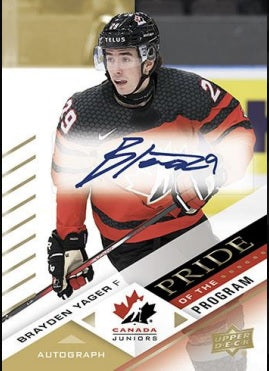 2024 Upper Deck Team Canada Juniors Hockey Blaster Box Case (Case of 20 Boxes) (Pre-Order) - Miraj Trading