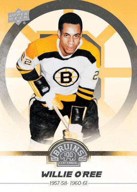 2023-24 Upper Deck Boston Bruins Centennial Hockey Hobby Box Master Case (Case of 12 boxes)(Pre-Order) - Miraj Trading