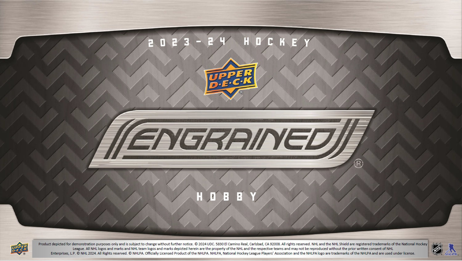 2023-24 Upper Deck Engrained Hockey Hobby Box (Pre-Order) - Miraj Trading