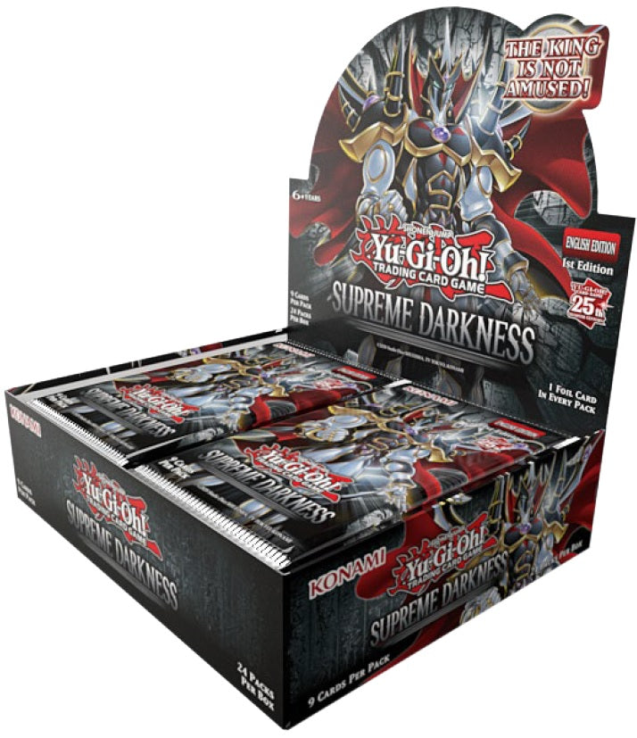 Yugioh Supreme Darkness 1st Edition Booster Box (Pre-Order)