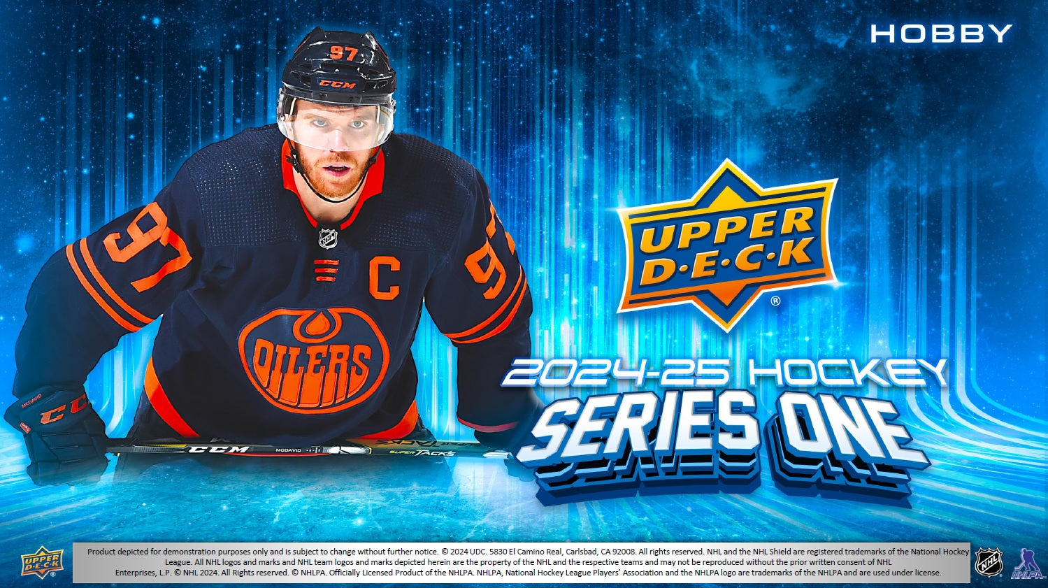 2024-25 Upper Deck Series 1 Hockey Hobby Box Master Case (Case of 12 Boxes) (Pre-Order) - Miraj Trading