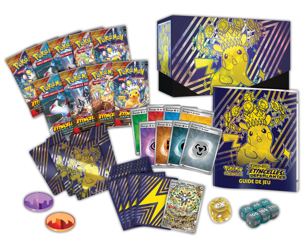 Coffret Dresseur d'Élite Pokémon Scarlet &amp; Violet Surging Sparks (Français) (Pré-commande)