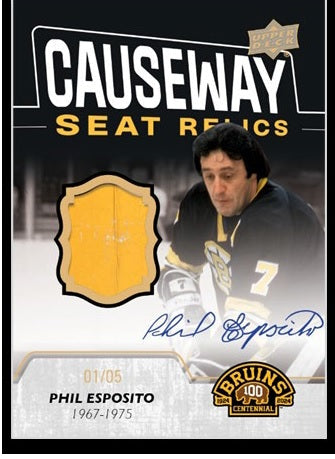 2023-24 Upper Deck Boston Bruins Centennial Hockey Hobby Box Master Case (Case of 12 boxes)(Pre-Order) - Miraj Trading