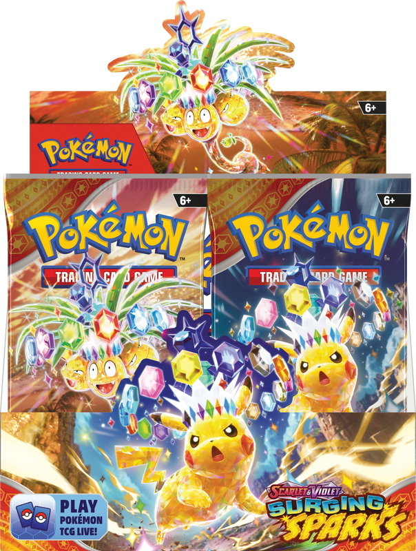 Pokemon Scarlet & Violet Surging Sparks Booster Case (Case of 6 Boxes)